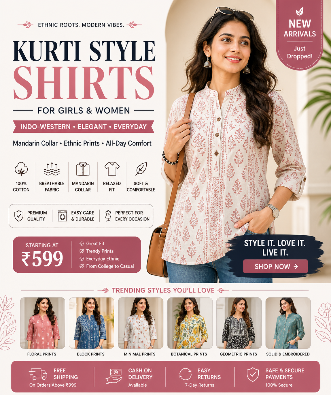 Kurti Style Shirt