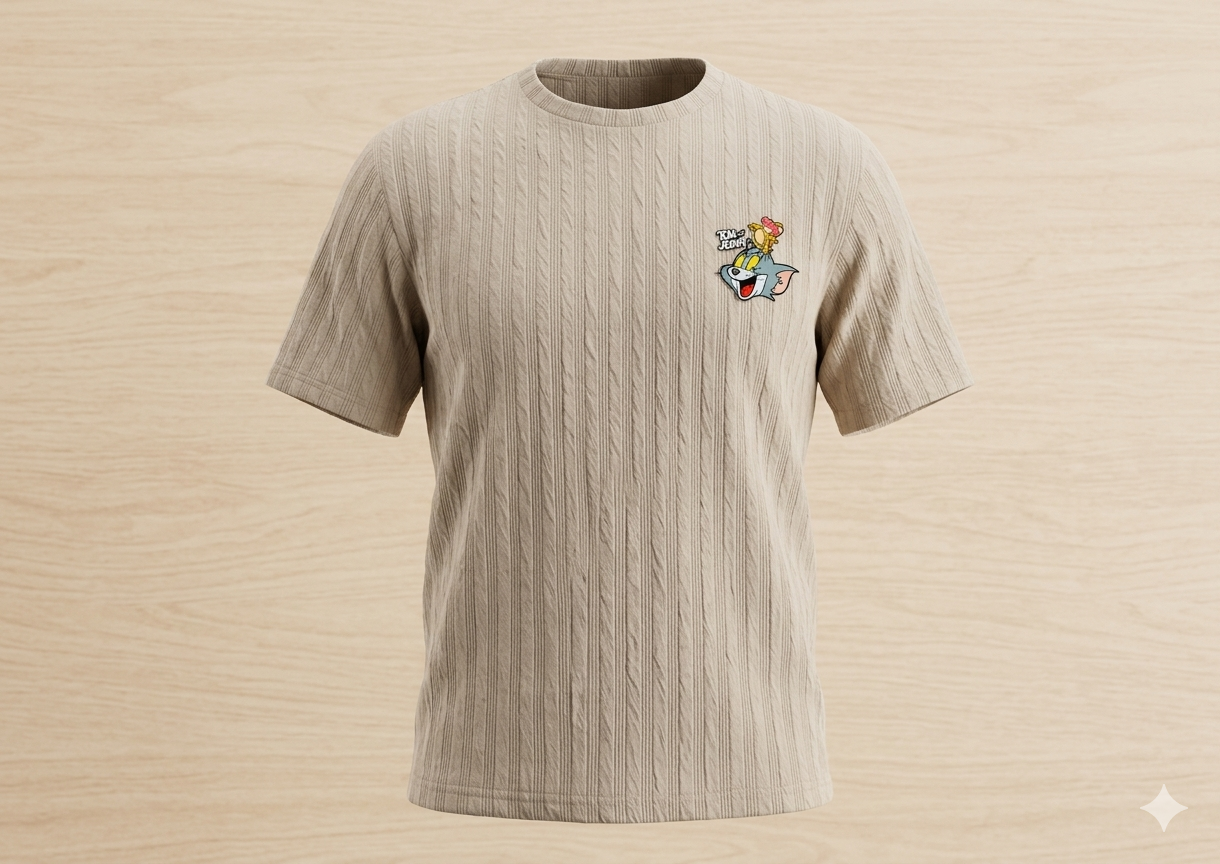 Girls Oversized Graphic T-Shirt | Cartoon Print Half Sleeve Tee