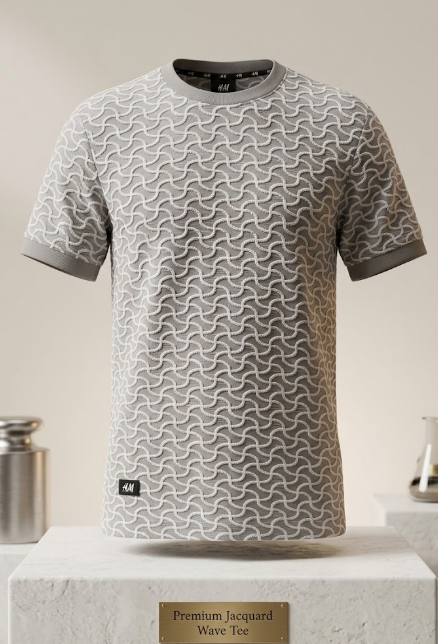 Geometric Printed Cotton T-Shirt 11