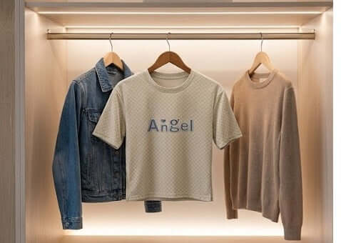 Girls Oversized Graphic T-Shirt “Angle” Printed Casual Cotton 1