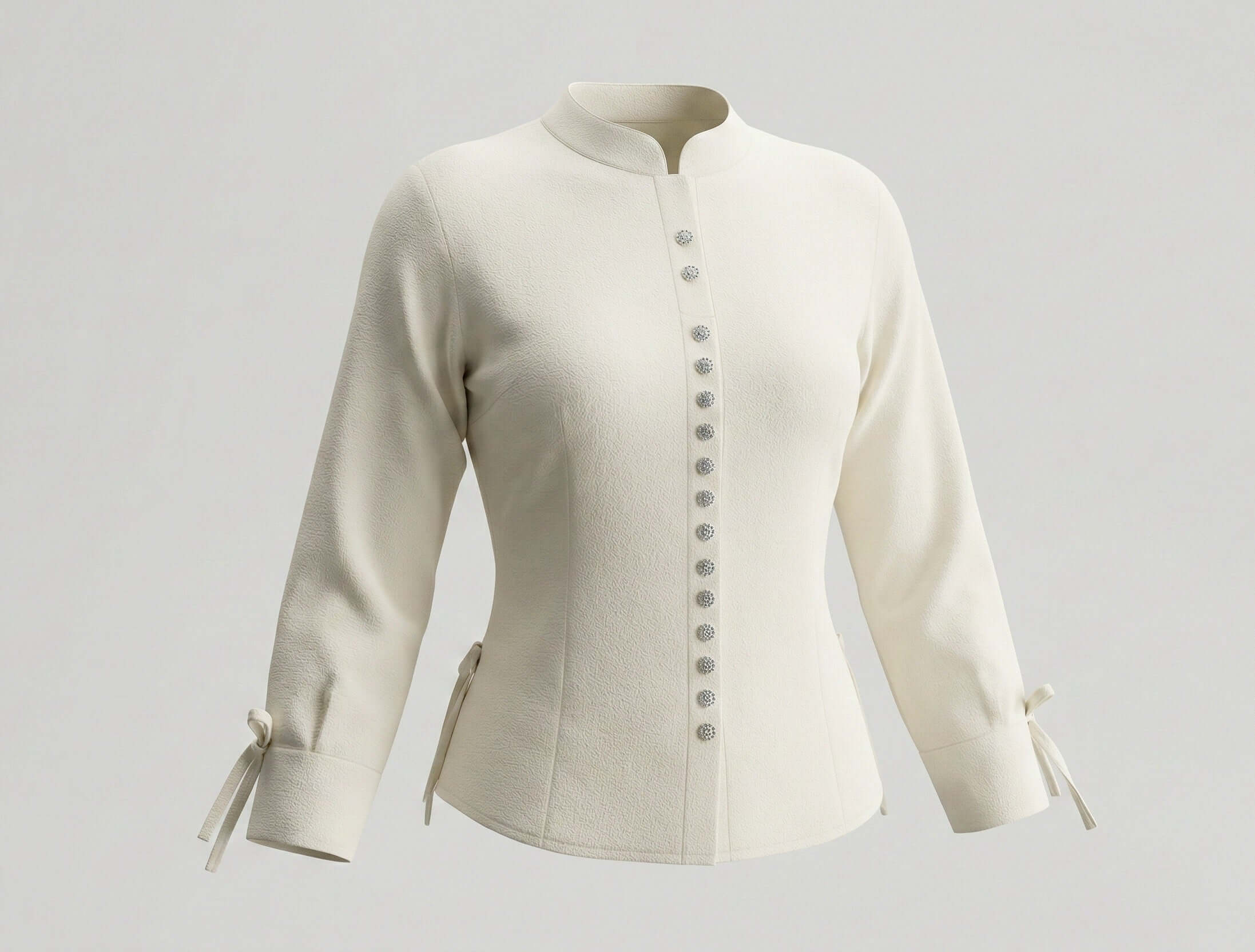 Girls Ethnic Indo-Western Structured Top with Embellished Detailing 2