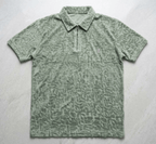 Zip Neck Polo T-Shirt | Half Sleeve Collar Tee | Green 3